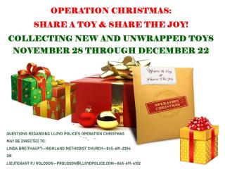 Operation Christmas Toy Drive