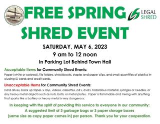 Spring Shred Event