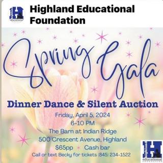Highland Educational Foundation Spring Gala - Friday, April 5th 6PM-10PM