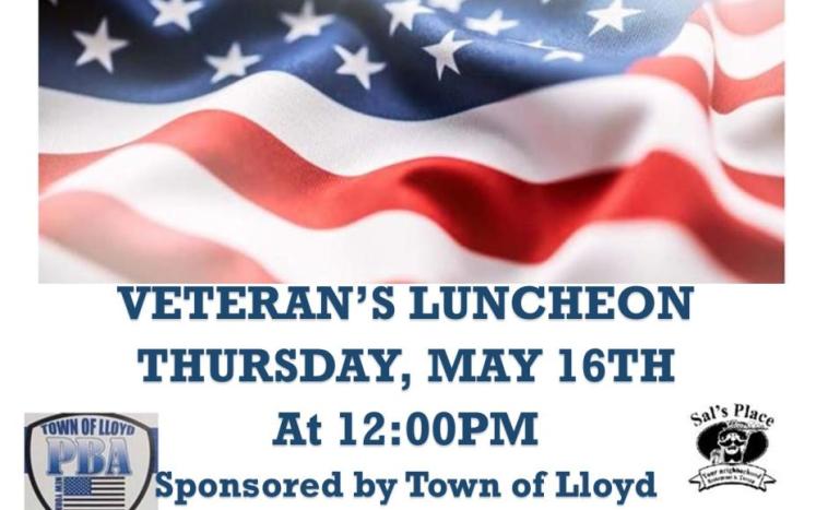Ulster County Veteran Services Agency - Veteran's Luncheon May 16th