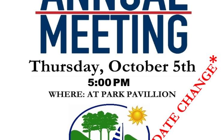 Highland Landing Park Annual Meeting - Thursday, October 5th 5PM