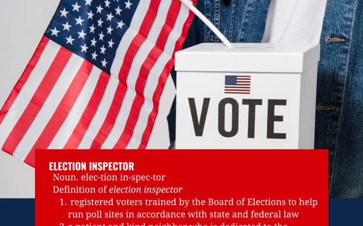 Be an Election Inspector